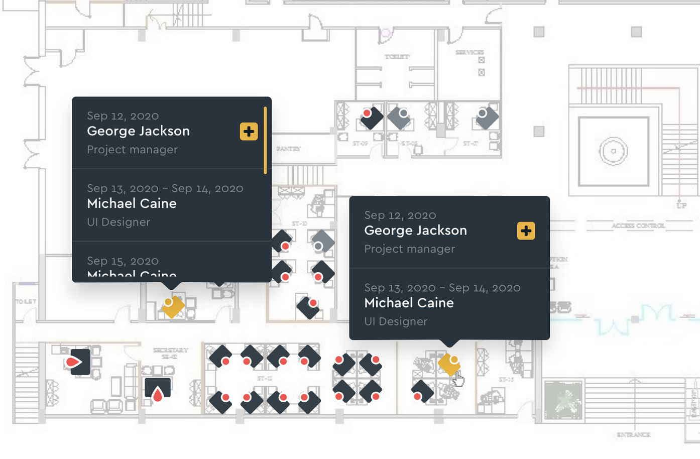 screenshot of Workero Workspace Management